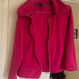 Calvin Klein Women's Tech  fleece Mock  Neck Jacket